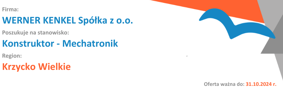 Przeczytaj ofertę - WERNER KENKEL Spółka z o.o. poszukuje do pracy na stanowisko Konstruktor - Mechatronik