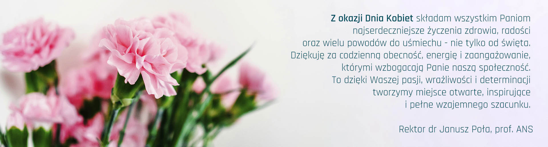 Życzenia na Dzień Kobiet.