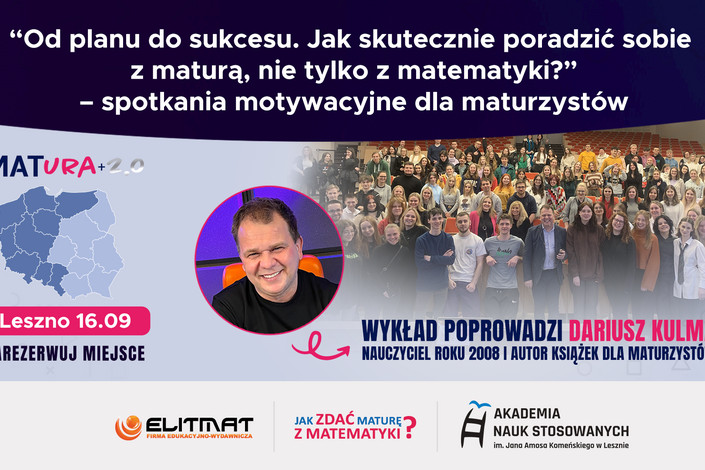 Spotkanie motywacyjne dla maturzystów z Dariuszem Kulmą