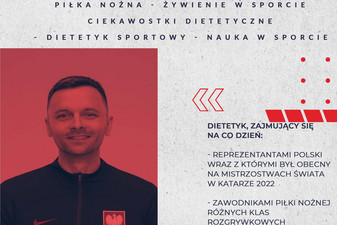 Spotkanie z dietetykiem sportowym - Wojciechem Zepem